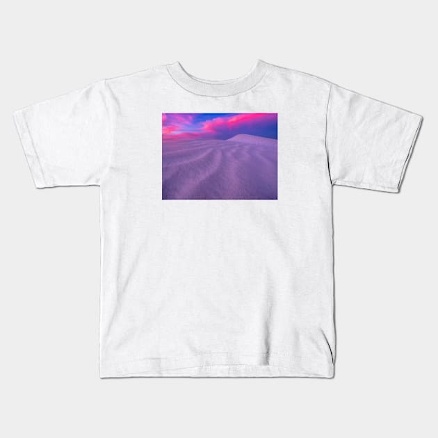 Esperance Dunes Sunset Kids T-Shirt by paulmp